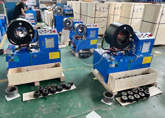 4 Inch Industrial Hydraulic Pipe Crimping Machine Hydraulic Pipe Clamp Pressing Machine